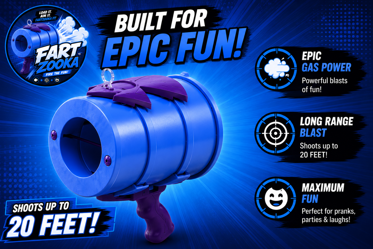 Fart Zooka | Fart Blasting Cannon